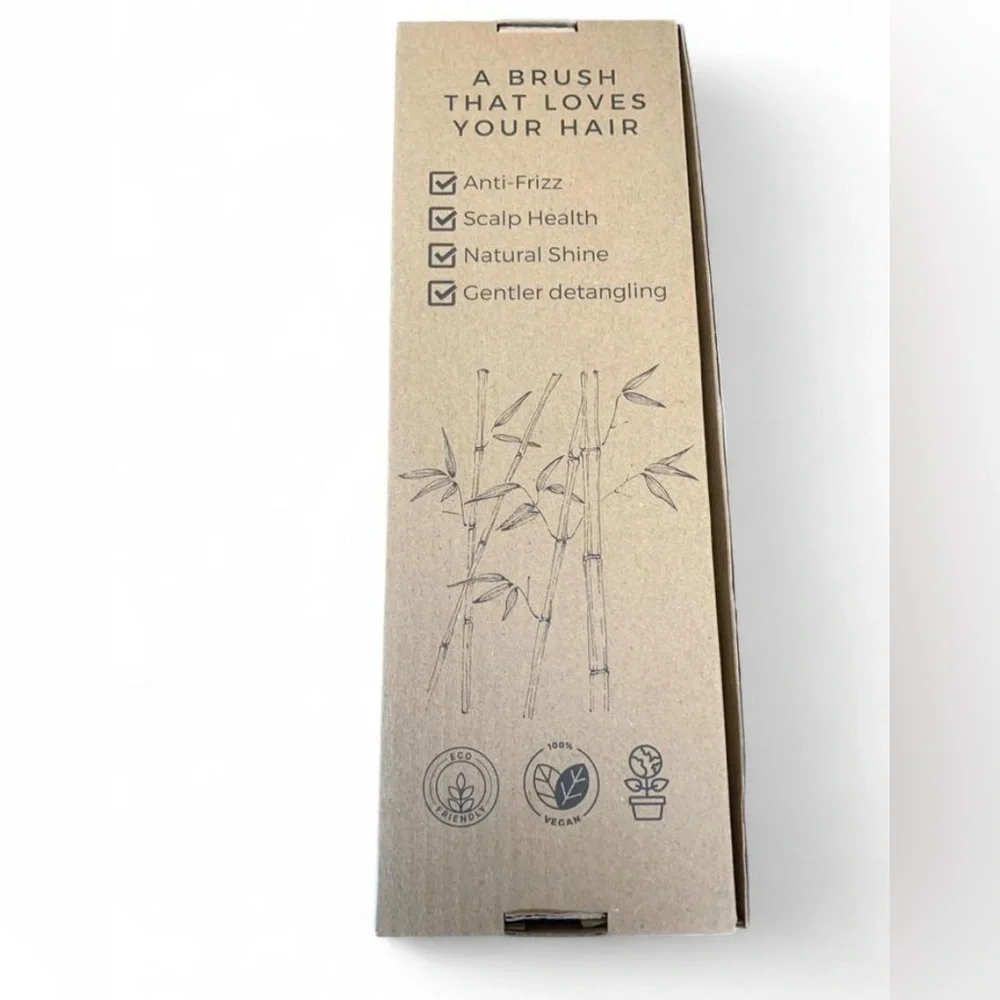 ✨ NEW Lemon Hill Bamboo Hair Brush - Eco-Friendly & Sustainable ✨